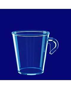 Espresso Tasse 0,1l SAN glasklar stapelbar