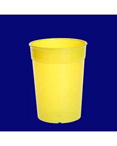Mehrwegbecher 0,25l PP gelb