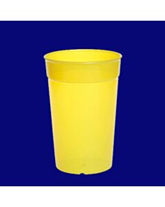 Mehrwegbecher 0,3l PP gelb