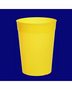 Mehrwegbecher 0,4l PP gelb