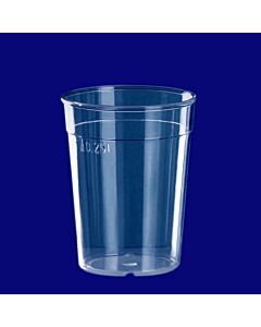 Mehrwegbecher 0,25l PC glasklar