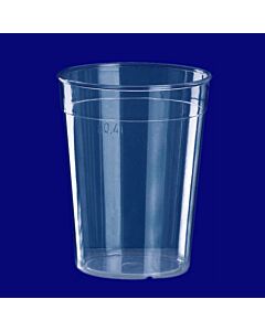 Mehrwegbecher 0,4l PC glasklar