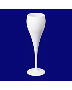 Prosecco-Champagner Glas 0,1l SAN weiss