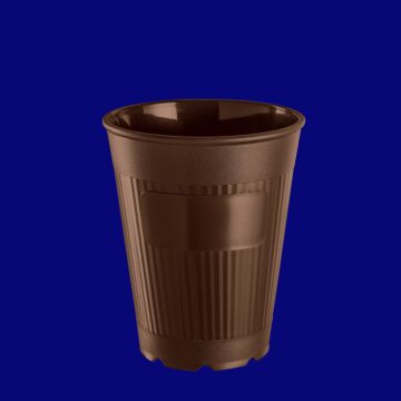 Coffee to go Becher 0,2l PP braun, Hersteller Schorm Gesellschaft m.b.H., Austria