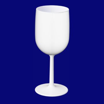 Weinglas 1/4l und 1/8l SAN weiss, Hersteller Schorm Gesellschaft m.b.H., Austria