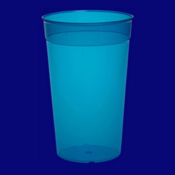 Mehrwegbecher 0,5l PP blau, Hersteller Schorm Gesellschaft m.b.H., Austria