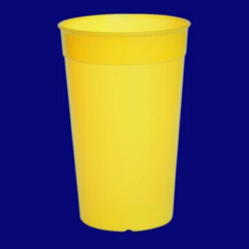 Mehrwegbecher 0,5l PP gelb, Hersteller Schorm Gesellschaft m.b.H., Austria