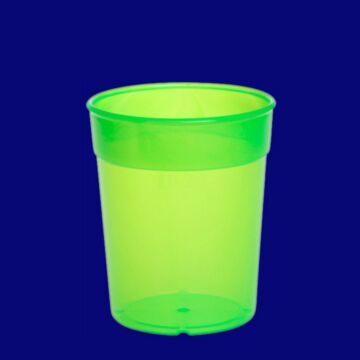 Mehrwegbecher 0,2l PP grün, Hersteller Schorm Gesellschaft m.b.H., Austria