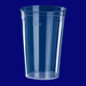 Mehrwegbecher 0,5l PC glasklar, Hersteller Schorm Gesellschaft m.b.H., Austria