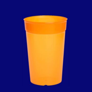 Mehrwegbecher 0,3l PP orange, Hersteller Schorm Gesellschaft m.b.H., Austria