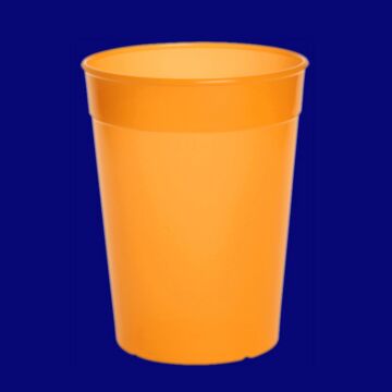Mehrwegbecher 0,4l PP orange, Hersteller Schorm Gesellschaft m.b.H., Austria