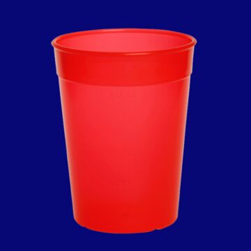 Mehrwegbecher 0,4l PP rot, Hersteller Schorm Gesellschaft m.b.H., Austria