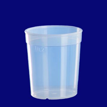 Mehrwegbecher 0,2l PP transparent, Hersteller Schorm Gesellschaft m.b.H., Austria