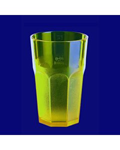 Caipirinha Glas 0,3l SAN teilgefrostet gelb, Hersteller Schorm Gesellschaft m.b.H., Austria