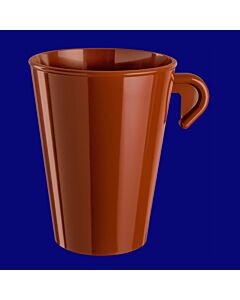 Espresso Tasse 0,4l SAN braun stapelbar, Hersteller Schorm Gesellschaft m.b.H., Austria