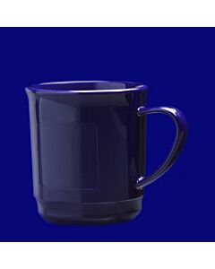 Glühweinbecher 0,2l SAN blau stapelbar, Hersteller Schorm Gesellschaft m.b.H., Austria