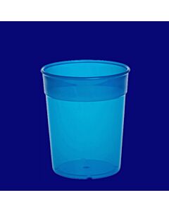 Mehrwegbecher 0,2l PP blau, Hersteller Schorm Gesellschaft m.b.H., Austria