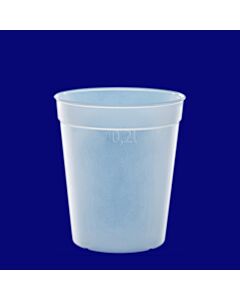 Mehrwegbecher 0,2l PP gefrostet, Hersteller Schorm Gesellschaft m.b.H., Austria