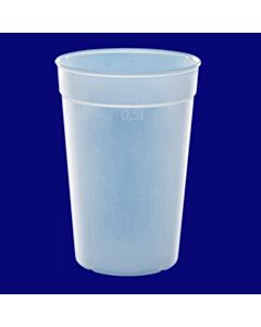 Mehrwegbecher 0,5l PP gefrostet, Hersteller Schorm Gesellschaft m.b.H., Austria