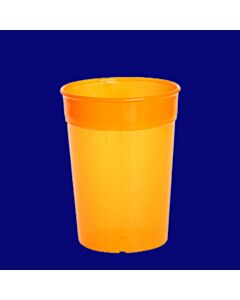 Mehrwegbecher 0,25l PP orange, Hersteller Schorm Gesellschaft m.b.H., Austria