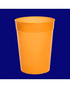 Mehrwegbecher 0,4l PP orange, Hersteller Schorm Gesellschaft m.b.H., Austria