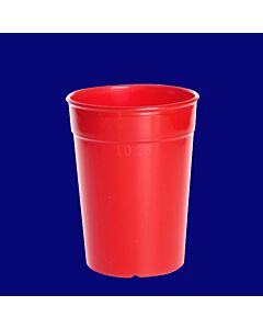 Mehrwegbecher 0,25l PP rot, Hersteller Schorm Gesellschaft m.b.H., Austria