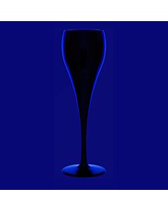 Prosecco-Champagner Glas 0,1l SAN schwarz, Hersteller Schorm Gesellschaft m.b.H., Austria