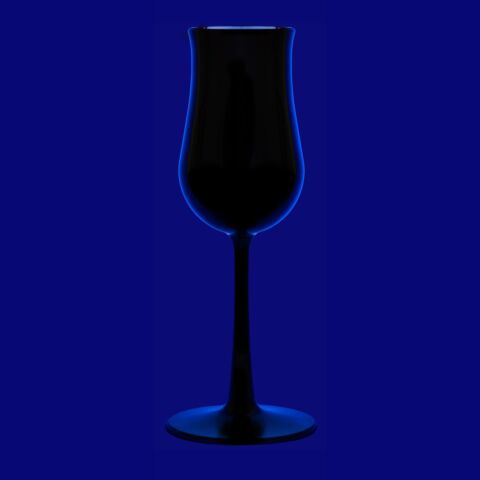 Grappa-Glas SAN schwarz, Hersteller Schorm Gesellschaft m.b.H., Austria