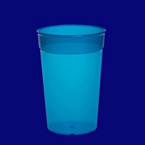 Mehrwegbecher 0,3l PP blau, Hersteller Schorm Gesellschaft m.b.H., Austria