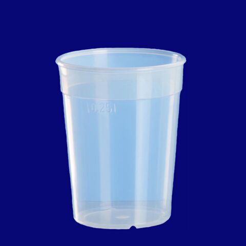 Mehrwegbecher 0,25l PP transparent, Hersteller Schorm Gesellschaft m.b.H., Austria