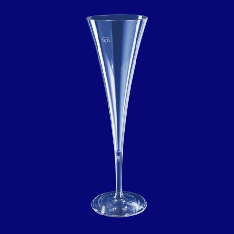 Sektflöten 0,1l SAN glasklar, Hersteller Schorm Gesellschaft m.b.H., Austria