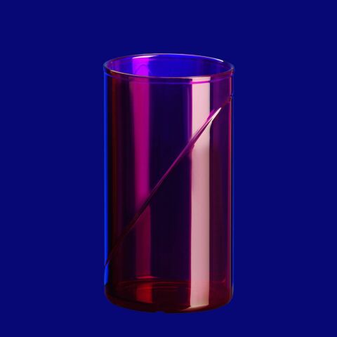 Wasserglas 0,25l SAN rot, Hersteller Schorm Gesellschaft m.b.H., Austria